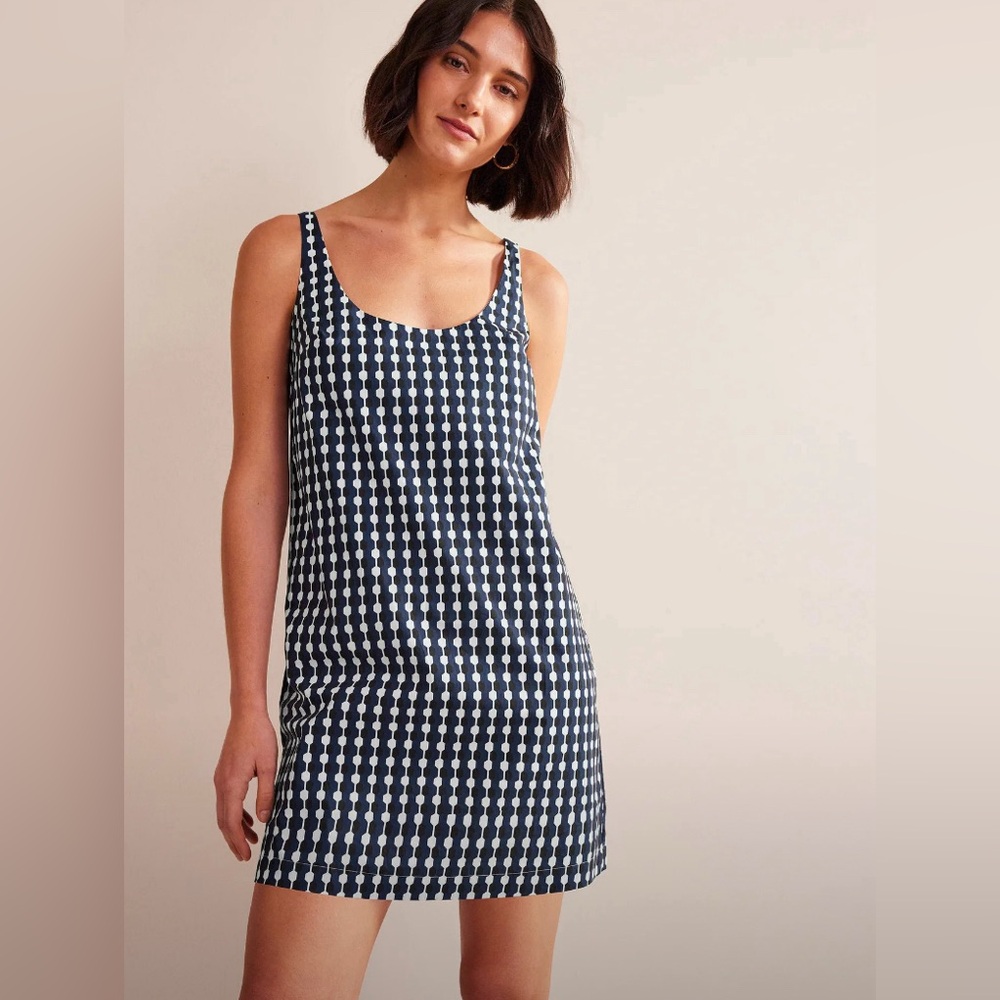 Boden Scoop Neck Mini Dress
